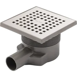 Easy Drain Aqua Doucheput  MSI-6 RVS Geborsteld 15x15cm