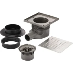 Easy Drain Aqua Doucheput  MSI-6 RVS Geborsteld 15x15cm