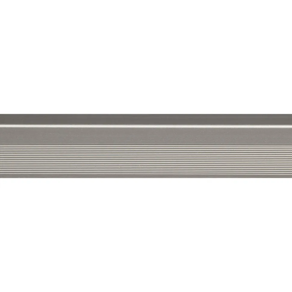 Eindprofiel SPC Paneel Wall End Titanium 4mm x 2800mm