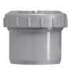 Eindstuk PVC wanddikte 3,2 mm Ø 125 mm met schroefdeksel KOMO-keur