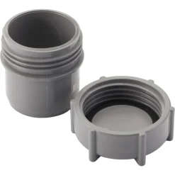 Eindstuk PVC wanddikte 3,2 mm Ø 40 mm met schroefdeksel KOMO-keur