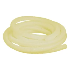 Elektrabuis flexibel PVC 5/8'' crème KEMA-keur in geribde uitvoering 100 meter