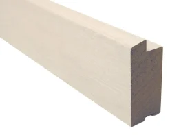 Elephant Raamprofiel R Hardhout Grijs Gegrond 40x90x1950mm FSC Mix 70%