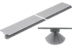 Ellen Dorpelstrip DBS Aluminium Met Borstel 100cm