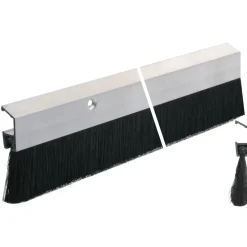 Ellen Dorpelstrip IBS Aluminium Met Borstel Zware Uitvoering 220cm