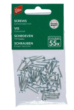 Ellen Zakje Schroeven Verzinkt 16x2,6mm 55stuks