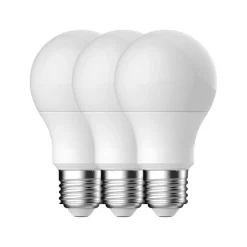 Energetic Led Lamp Bulb E27 SMD A60 4,8W 470LM 2700K Frosted - 3-Pack
