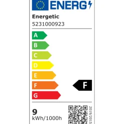Energetic Led Lamp Bulb E27 SMD A60 8,6W 806LM 2700K Frosted - 3-Pack