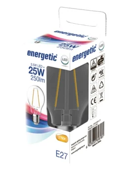 Energetic LED Lamp Peer 25W E27 Warmwit Helder