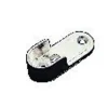 Essentials Roedesteun Ovaal Wit Gelakt 17mm 2st