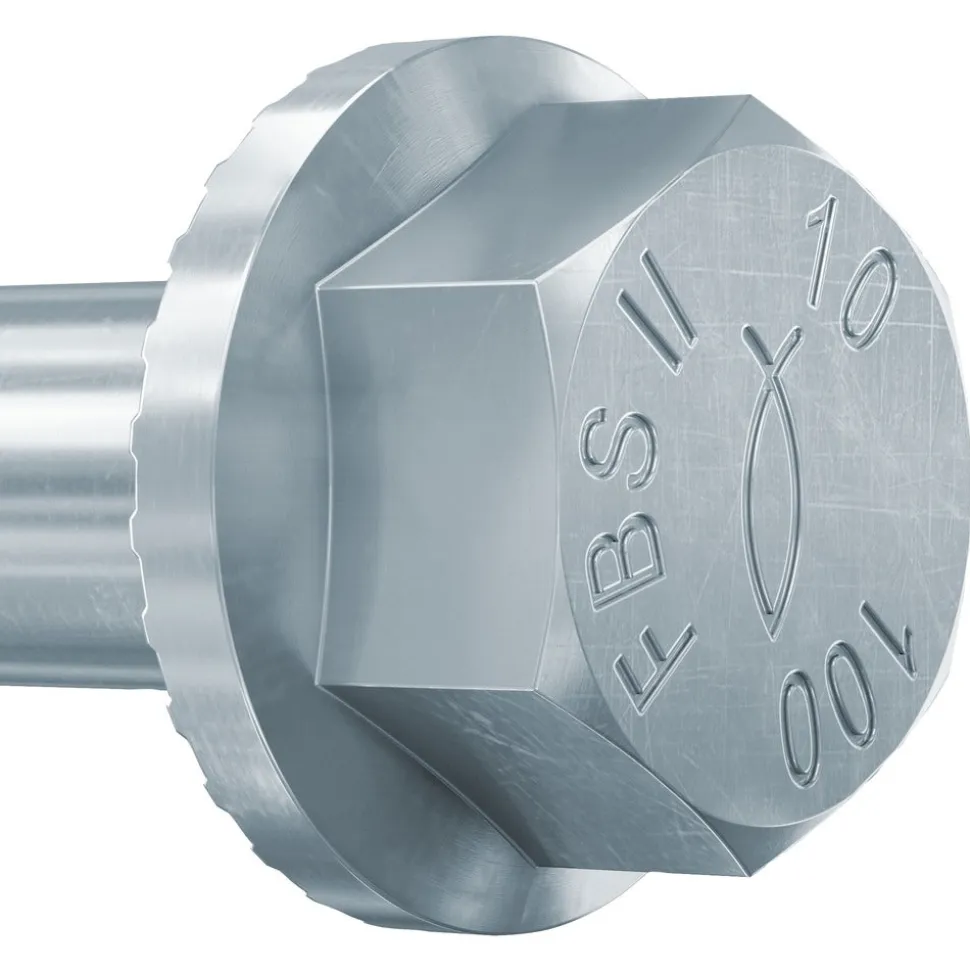 fischer Betonschroef FBS II Verzinkt Zeskant Deeldraad T40