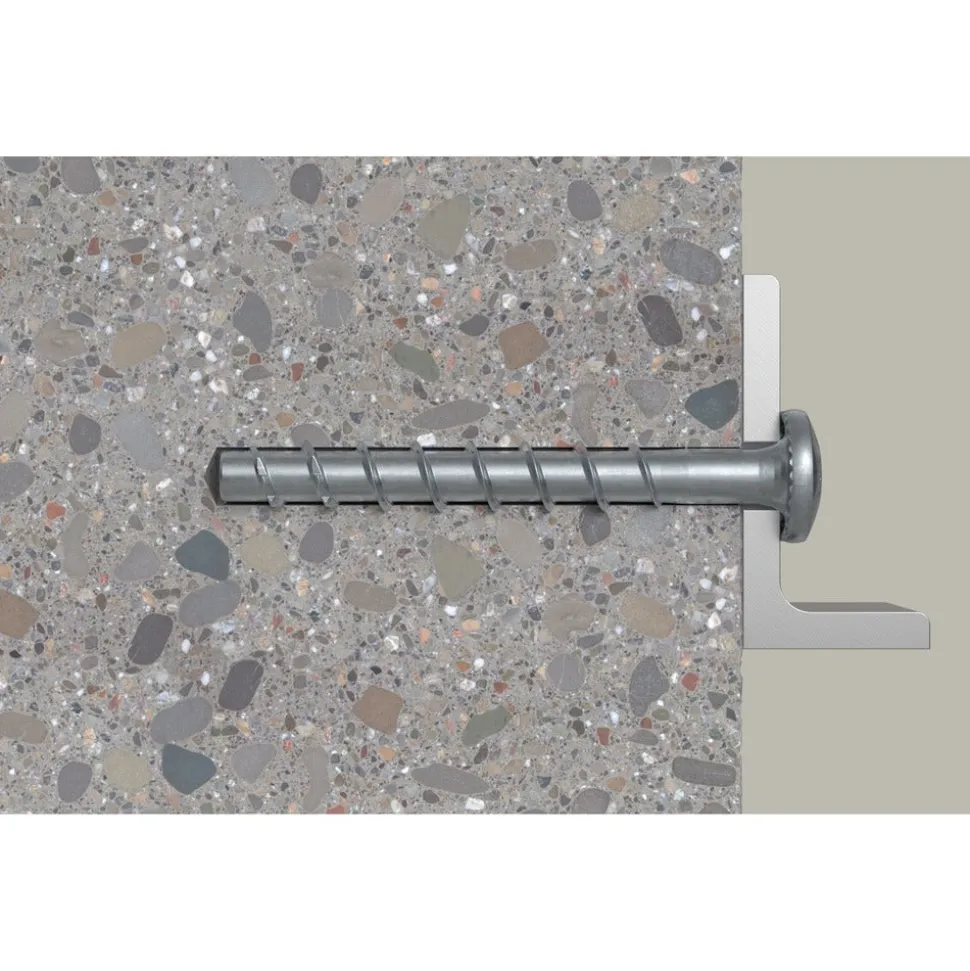 fischer Betonschroef FBSII Verzinkt Staal Bolkop 6x40/5 Deeldraad T30 100st