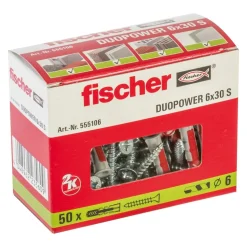 fischer Duopower Universele Plug Met Spaanplaatschroef