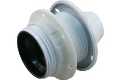 Fitting E27 Kraag Ring Wit 60W