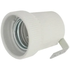 Fitting E27 Wit 60W Met Haakse Beugel
