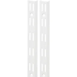 F-Systeem rail dubbel 200 cm wit RAL9003 2 stuks 550 kg