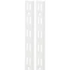 F-Systeem rail dubbel 100 cm wit RAL9003 2 stuks 275 kg