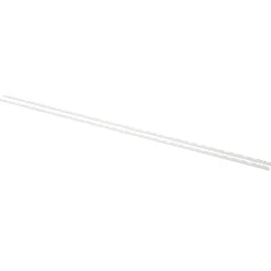 F-Systeem rail enkel 200 cm wit RAL9003 2 stuks 550 kg