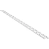 F-Systeem rail enkel 100 cm wit RAL9003 2 stuks 275 kg