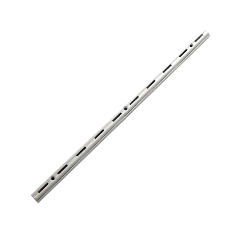 F-Systeem Wandrailsysteem staal gelakt 150 cm wit enkel 2 stuks