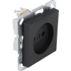 Gira Contactdoos E2 Inbouw 1-Voudig Zwart