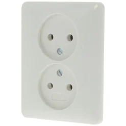 Gira Contactdoos System 55 Inbouw 2-Voudig Polarwit