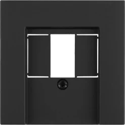 Gira E2 Afdekplaat TAE/UAE/USB Zwart
