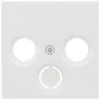 Gira System 55 Inbouw Centraalplaat Radio/TV Polarwit