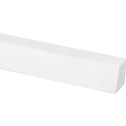 Glaslat Hardhout Wit Gegrond Met Sponning 25x30x2700mm FSC Mix 70%