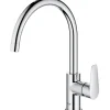 GROHE BauEdge keukenmengkraan hoog chroom C-uitloop 1-greeps 1 stuk