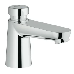 Grohe Euroeco Wastafelmengkraan chroom zelfsluitend