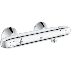 Grohe 1000 Thermostaatkraan Douche Met Koppelingen Chroom 15cm