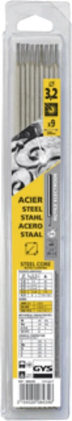 Gys Laselektrodes Staal Grijs 3,2mm 9st