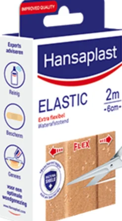 Hansaplast Pleister Elastisch 6cm x 2m