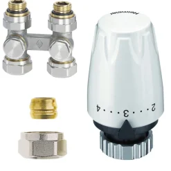 Heimeier Ventielradiatorset Recht Buitendraad 1/2"