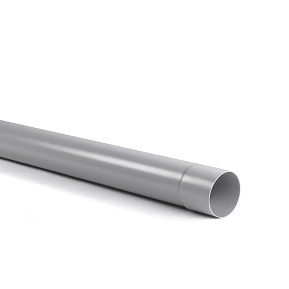 Hemelwaterondereind PVC slagvast Ø 80 mm 180 centimeter