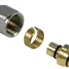 Henco Adapter voor knelfitting 20x22 mm, 2 stuks