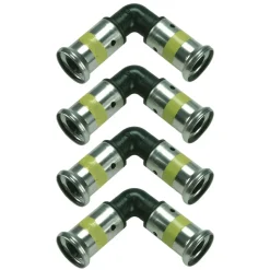 Henco gas Knie pers 16 mm 4 stuks