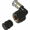 Henco gas pers Knie 20x1/2'' Binnendraad