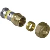 Henco gas pers Koppeling recht 20x22 mm knel