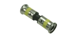 Henco gas pers sok recht 20x20 mm