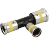 Henco gas pers T-stuk 20x20x16 mm