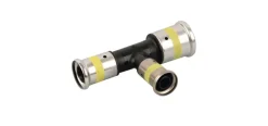 Henco gas pers T-stuk 20x20x16 mm