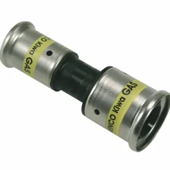 Henco gas Pers Verloopsok recht 26x16 mm