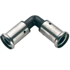 Henco pers Knie 16x16mm kunststof, 2 stuks