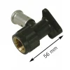 Henco pers Muurplaat 16x1/2'' + plug