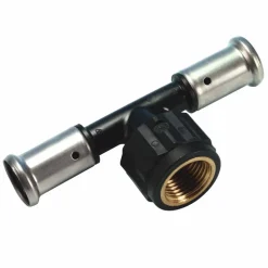 Henco Pers T-stuk Met 1/2'' Binnendraad