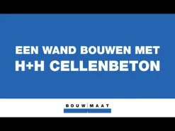 H+H Cellenbeton Lijmblok 400x600x50mm Tolerantie 0,4mm