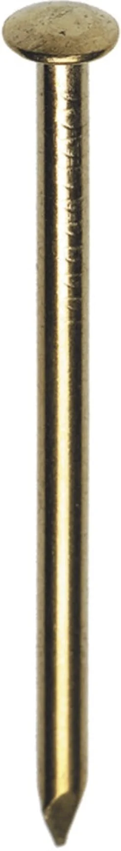 HJZ Profi Nagel Messing Bombé Kop 1,5x20mm 1000st
