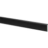 Hockeystickprofiel Kunststof Zwart 8x21x2600mm